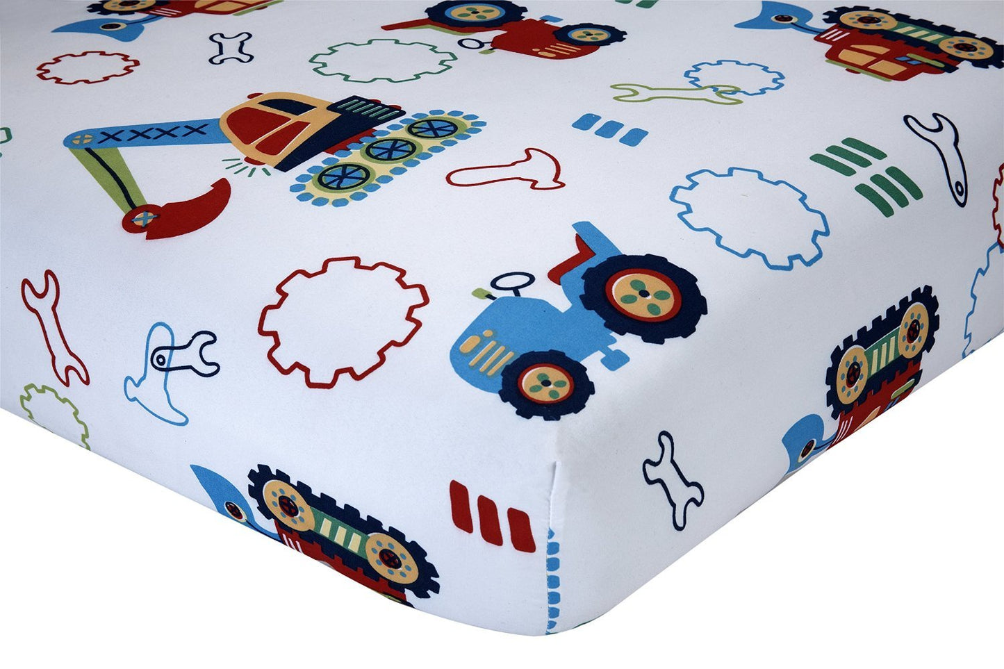 Everything Kids Toddler Bedding Set, Under Construction