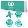 Symmetrical Pacifier By Lovenoobs, 4 Pack, Pacifiers 0-6 Months, Baby Starter Kit, Newborn Silicone Dummy, Orthodontic, Teething