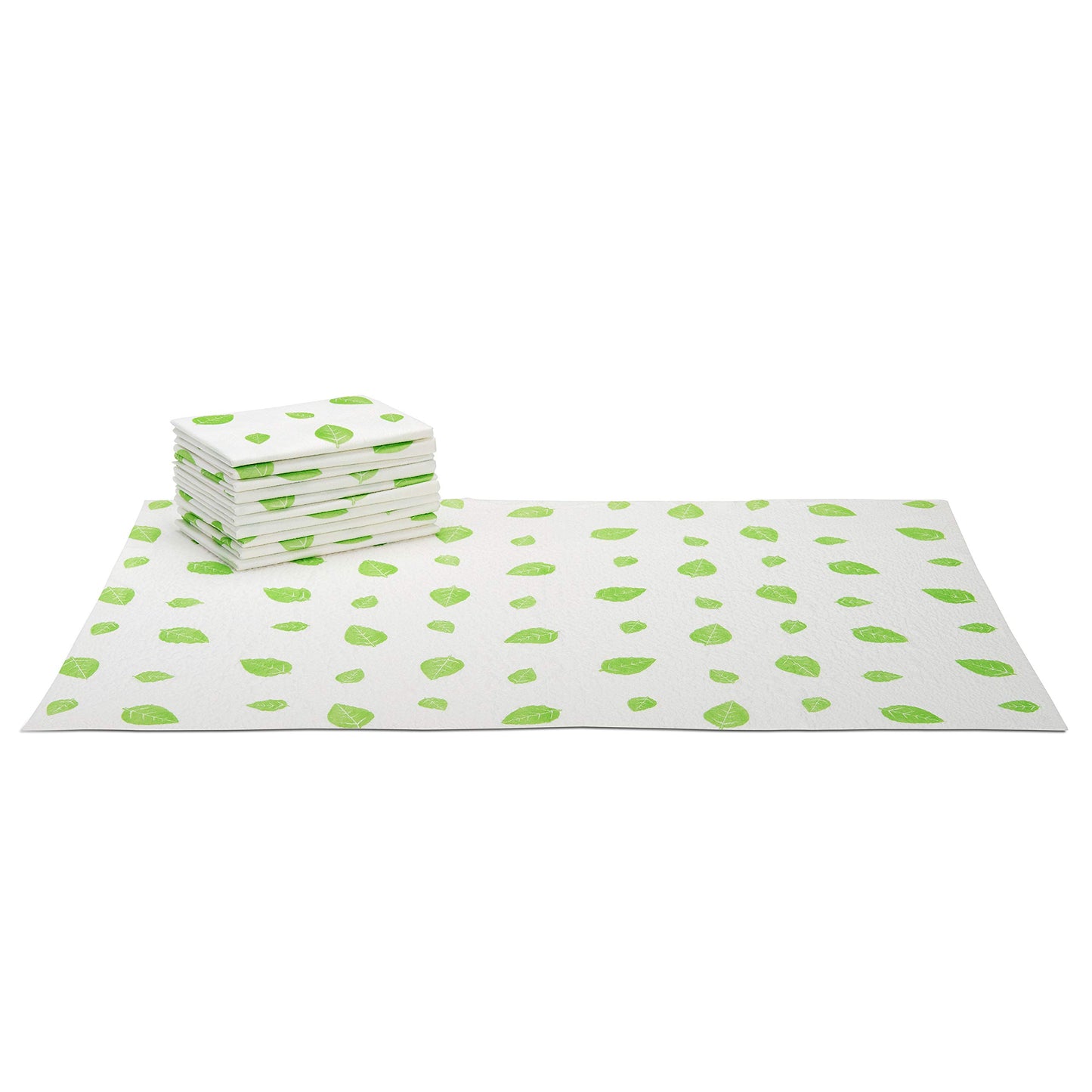 Munchkin Arm & Hammer Disposable Changing Pad | 10 Count | White/Green | Pack of 2