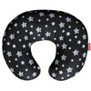 Nursing Pillow Cover Black With Star Print For Baby Boys, Snug Fits Boppy Nursing Pillows, Soft Breastfeeding Nursing Pillow Sli