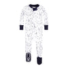 Burt'S Bees Baby Baby Boys Pajamas, Zip-Front Non-Slip Footed Pjs, Organic Cotton And Toddler Sleepers, Midnight Twinkle Bee, 12