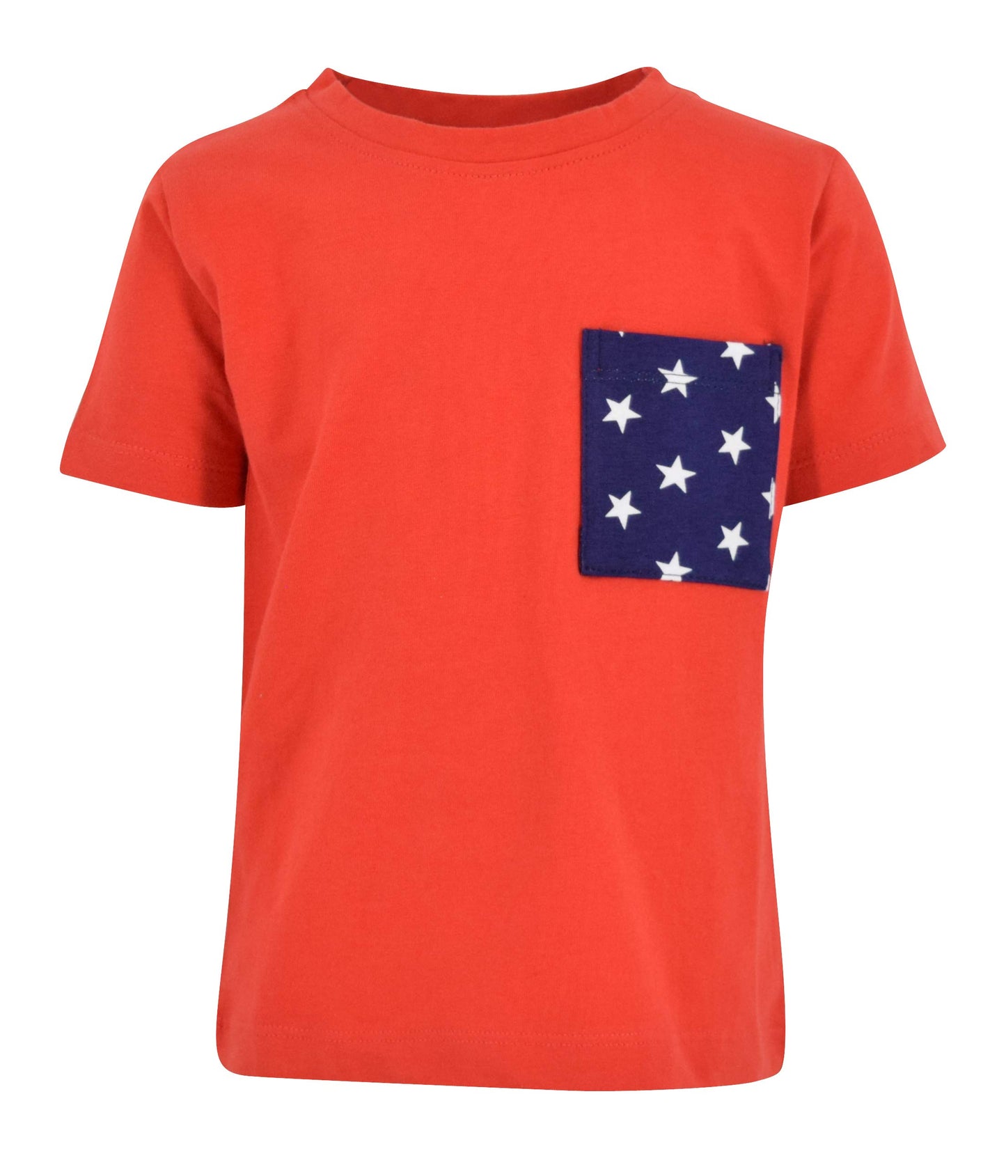 Unique Baby Boys Patriotic 4Th Of July 2-Piece Summer Outfit (2T, Red)