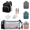 Anwtotu Diaper Bag With Changing Station,Diaper Bag Backpack,7 In 1 Travel Diaper Bag,Mommy Bag With Usb Charging Port (Black)