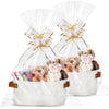 Colingmill 2 Pack Easter Gift Basket With Handles With Gift Bags Ribbons Woven Baskets Storage Empty Chest Box For Presents Pack