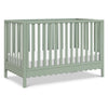 Davinci Sammy Scallop 4-In-1 Convertible Crib In Light Sage, Greenguard Gold Certified