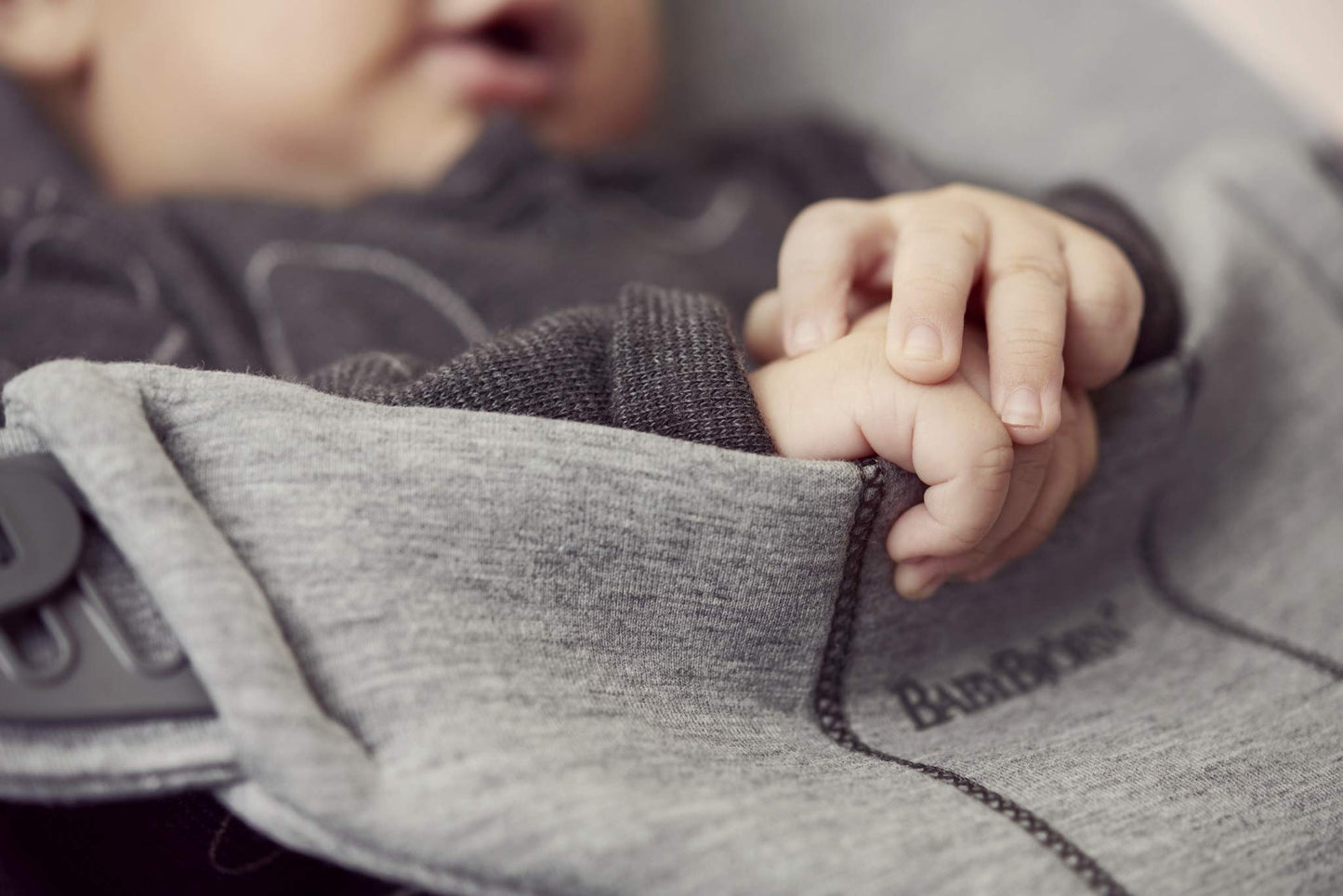 Babybjrn Bouncer Bliss, 3D Jersey, Light Gray