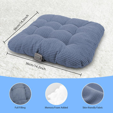 Booster Seat For Kitchen Chair - 2Pcs Toddler Booster Seat For Dining Table Adjustable Safety Belts & Non-Slip Bottom, Pu Waterp