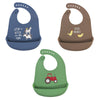 Hudson Baby Unisex Baby Silicone Bibs, Tractor, One Size