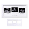 Eletecpro Triple Ultrasound Picture Frame, Display 3 4 Sonogram Photo, Keepsake Frame For Pregnancy Announcements, Expecting Pa