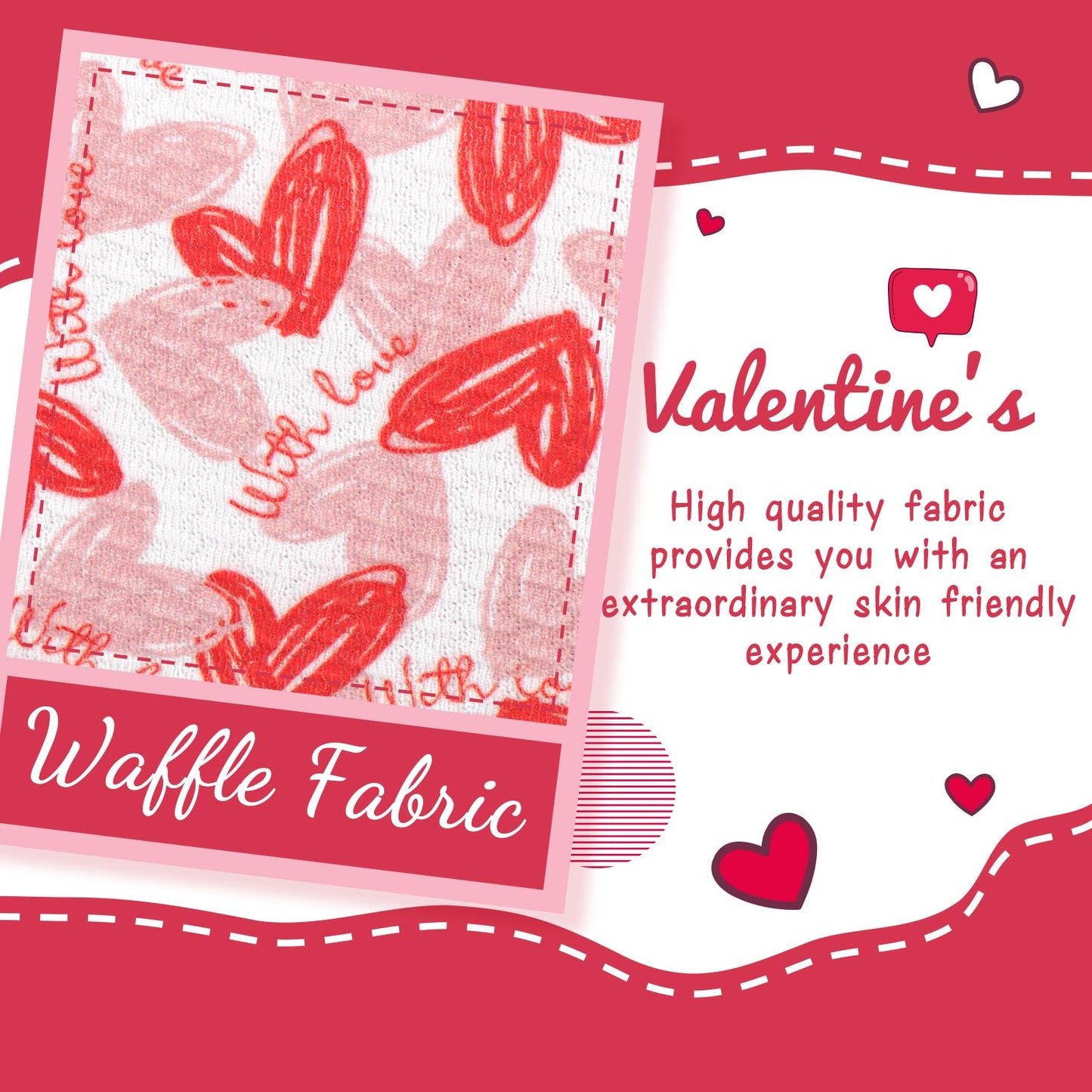 Yanjie Valentine'S Baby Headbands Red And Pink Bows Newborn Heart Headbands Wide Hairbands Valentines Gift Baby Girl Hair Access