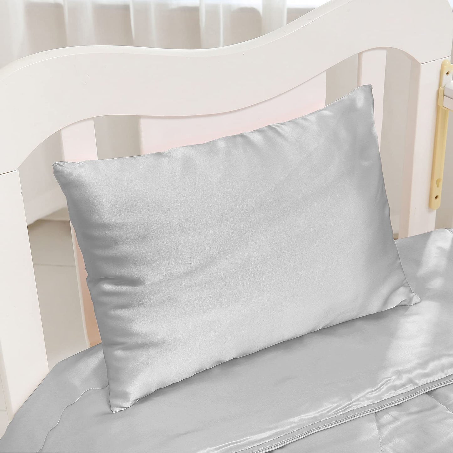 Cozysilk Natural Mulberry Silk Toddler Pillowcase For Hair And Skin, Both Side 19 Momme Silk, 1 Pack Travel Pillow Case, 13 X 18