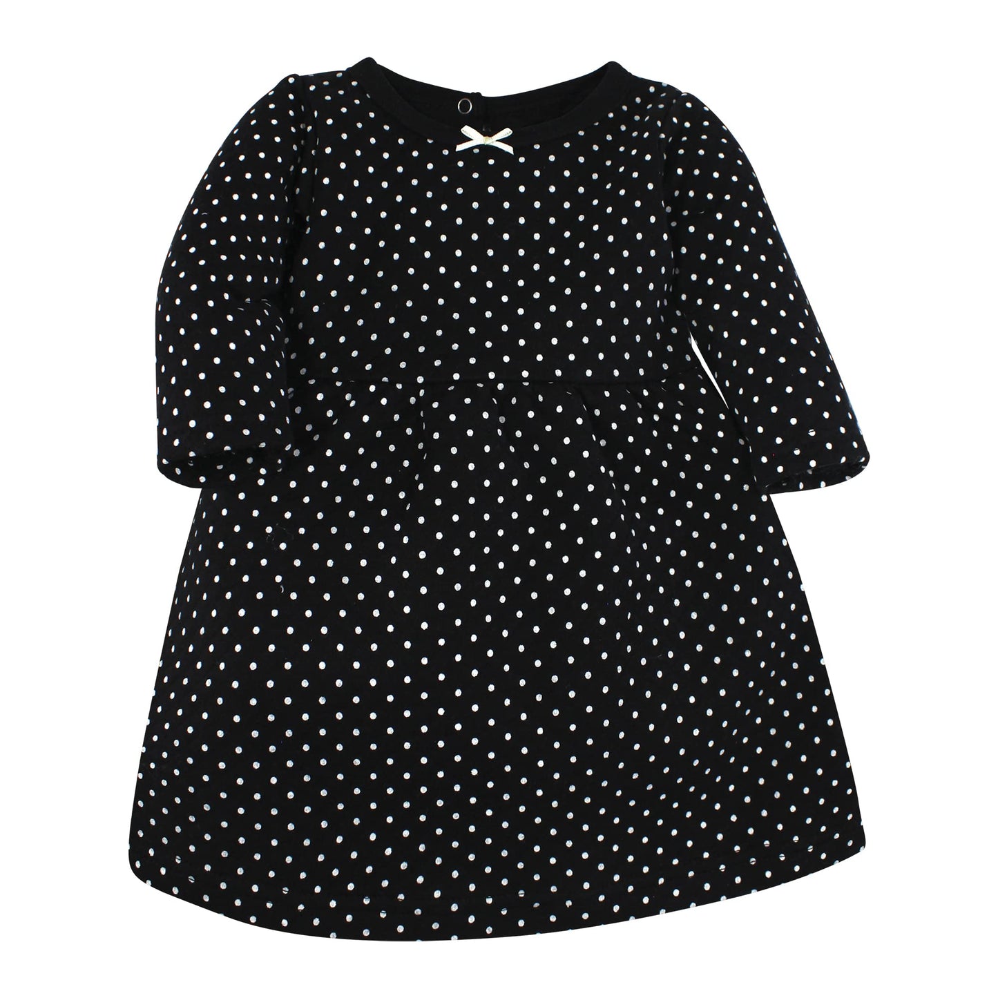 Hudson Baby Girls' Cotton Dresses, Burgundy Rose, 3-6 Months