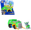 PAW PATROL Rocky Figure with Recycling Truck, Sturdy Basic Vehicle (2025), Authentic Series Toy for Children from 3 Years