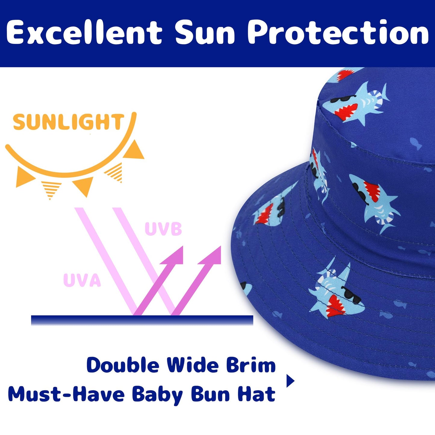 Baby Sun Hat For Baby Bucket Hat For Baby Boy Sun Hat Baby Boy Hat Infant Sun Hat Baby Beach Hat Baby Hats 6-12 Months