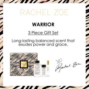 Rachel Zoe Warrior Gift Set - Designer Women Perfume, Body Spray For Women - Fruity Eau De Parfum Sprays - Ideal Perfume Gift Se