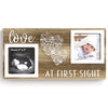 Eurset Baby Sonogram Picture Frame For 3' X 3' Ultrasound Photo - Pregnancy Announcements Ideas - Gender Reveal Baby-Shower Gi