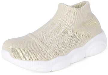Baby Socks Boys Girls Breathable Walking Shoes Toddler Slippers Infant Shoes Toddle Sneaker With Soft Rubber Sole,Khaki