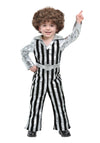 Disco Dude Costume | Dazzling Toddler Outfit With Sequin Details | 70s Jumpsuit For Kids 2T