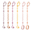 Littlehugs Toy Straps For Baby, 6Pcs Adjustable Toy Holder For Stroller Accessories, Silicone Baby Tether Pacifier Clip, No Thro