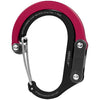 Gear Aid Heroclip Carabiner Clip And Hook (Small) For Purse, Stroller, And Backpack, Black & Red