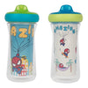 The First Years Marvel Insulated Sippy Cups - Spill Proof Insulated Toddler Cups With Bite-Resistant Hard Spout - 9 Ounces - 2 C