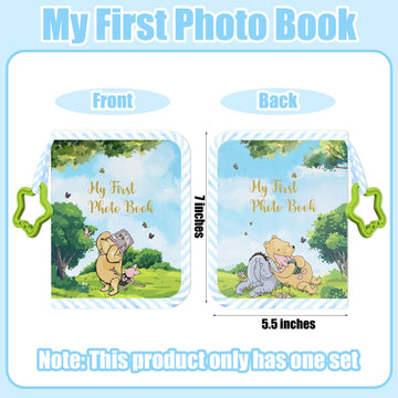 My First Family Photo Album, Toddler Photo Album, Winnie Baby Shower Memory Birthday Gifts, Winnie The Pooh Baby Photo Album, Ba