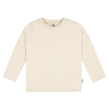 Gerber Baby Toddler 5-Pack Solid Long Sleeve T-Shirts Jersey 160 Gsm, Natural, 3T