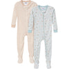Gerber Unisex-Baby 2-Pack Footed Pajamas, Farm, 3-6 Months