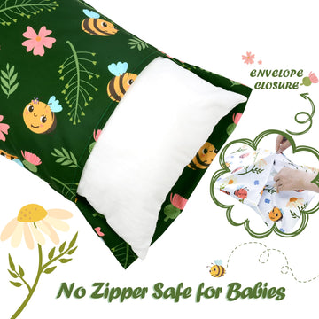 Uomny Toddler Pillowcases For Girls 13X18 12X16 14X19 Bee And Koalas Baby Pillow Case 2 Pack Small Pillow Covers For Travel Pill