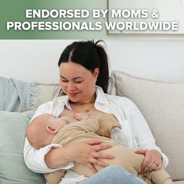 Haakaa Manual Breast Pump With Base 4 Fl Oz/100Ml+Lid (Lavender), Gen.2