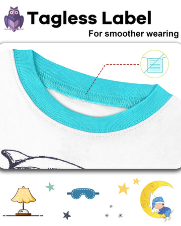 Daughter Queen Boys Pajamas 18-24 Months Summer Pjs Shark Pj Sets Baby Toddler 100% Cotton Short Sleeve Jammies Whale Sleepwear