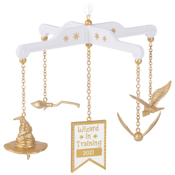 Hallmark Keepsake Christmas Ornament, Year Dated 2021, Harry Potter Wizard In Training Baby Mobile