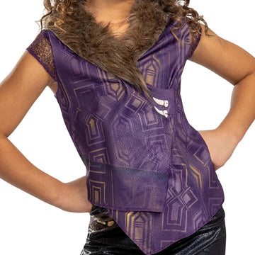 Willa Werewolf Costume For Kids, Official Disney Zombies 3 Costume Outfit, Child Size Medium (7-8)