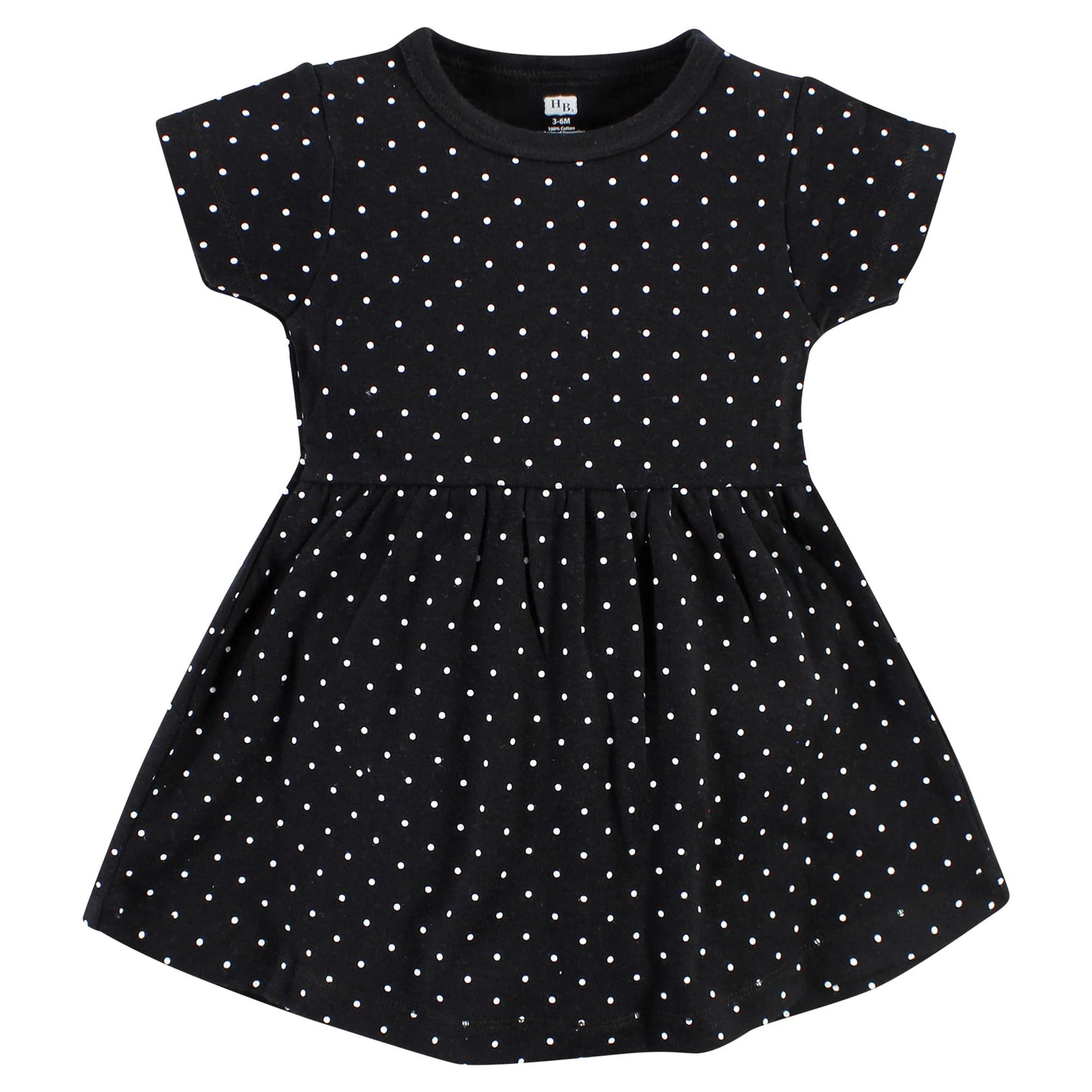 Hudson Baby Girls' Cotton Dresses, Bonjour, 9-12 Months