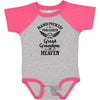 Inktastic Handpicked For Earth By My Great Grandpa In Heaven Baby Bodysuit 18 Months Heather And Hot Pink 37293
