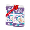 Kiddle Care Dry Comfort Advanced Soft Baby Diaper Pants | Medium (M) | Pack Of 2 | 68 Pieces | 712 Kg | Up To 12 Hours Protecti