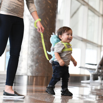 Travel Bug Toddler Character 2-In-1 Safety Harness (Dinosaur - Teal/Grey)