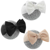 Qfv Baby Girl Bows Newborn Headband Valentines Infant Big Bows For Birthday/Baby Shower/Photography/Baby Gifts (Black&Beige & Wh