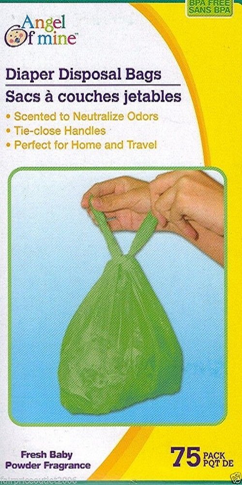 Diaper Disposal Bags, Fragrance Fresh 75 Bags, BPA Free