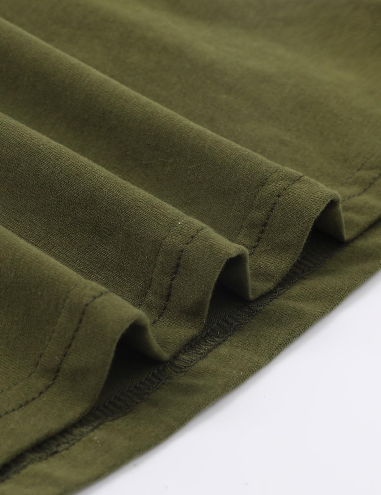 Cosland Boys T-Shirts Short Sleeve Tee Shirts Crew Neck Cotton Kids Shirts, 4T Army Green