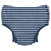 Green Sprouts Boys Snap Swim Diaper, Navy Stripe, 18 M