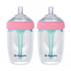 Dr. Talbot'S Silicone Anti-Colic Bottles - Self-Sterilizing Baby Bottles For Newborns - (2-Pack) 8 Oz - Pink