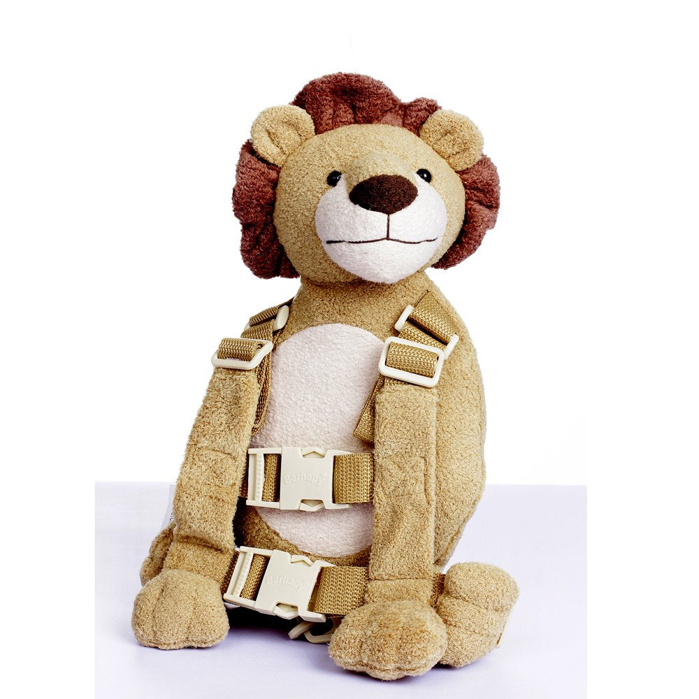 Berhapy 2 In 1 Lion Toddler Safety Harness Backpack Children'S Walking Leash Strap(Yellow)