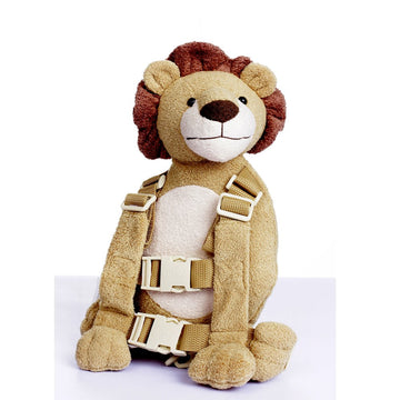 Berhapy 2 In 1 Lion Toddler Safety Harness Backpack Children'S Walking Leash Strap(Yellow)