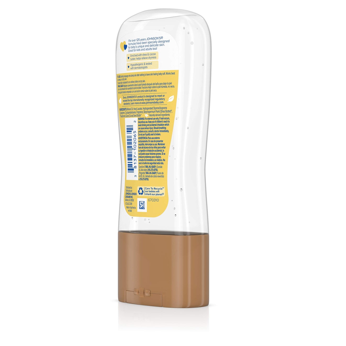 Johnson'S Baby Oil Gel Enriched With Shea And Cocoa Butter, Great For Baby Massage, 6.5 Fl. Oz