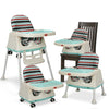 Luvlap Cosmos 3 In 1 Convertible High Chair Cum Booster Seat (Green)