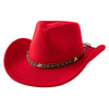 Jastore Toddler Baby Cowboy Hat Infant Baby Boys Girl Cowgirl Hats Kids Western Cowboy Hat (Us, Age, 18 Months, 4 Years, Red)