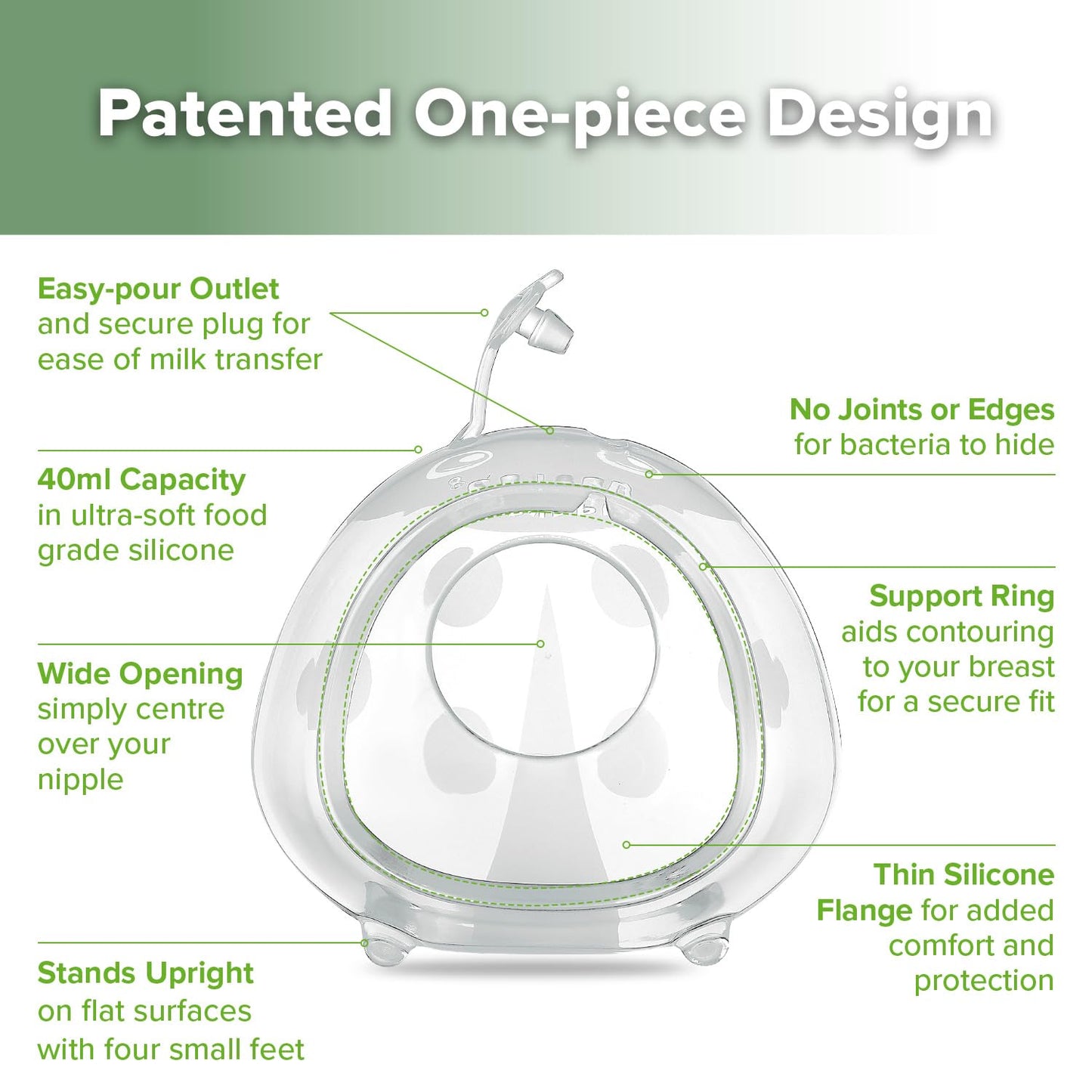 Haakaa Ladybug Milk Collector Breast Milk Saver Breast Shell For Breastfeeding, Collect Breastmilk Leaks, Skin-Friendly And Easy