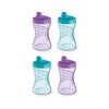 Nuk Fun Grips Hard Spout Spill Proof Sippy Cup, 10 Oz. - Easy To Hold Toddler Cup, 4Pk - Bpa Free, Spill Proof Sippy Cup