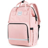 Diaper Bag Backpack, Hanke Diaper Bags Multifunction Large Maternity Baby Nappy Bag With Stroller Hooks & Insulated Pocket,Pink